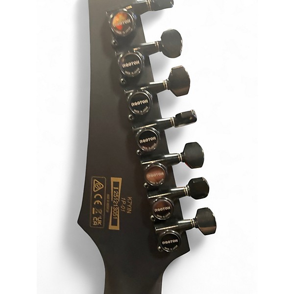 Used Ibanez K7yin Black Solid Body Electric Guitar