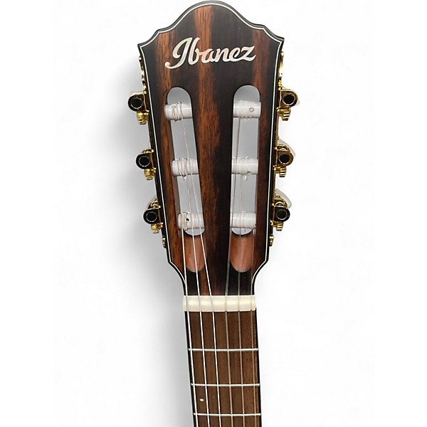 Used Ibanez FRH10NRGF Rose Gold Metallic Classical Acoustic Electric Guitar