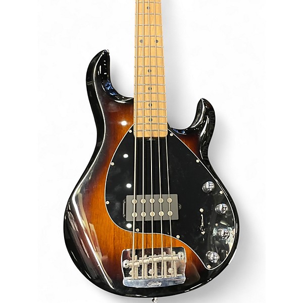 Used Sterling by Music Man Ray35 5 String Tobacco Burst Electric Bass Guitar