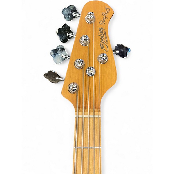 Used Sterling by Music Man Ray35 5 String Tobacco Burst Electric Bass Guitar