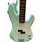 Used Squier Precision Bass Seafoam Green Electric Bass Guitar