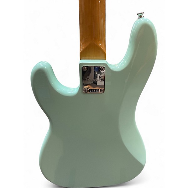 Used Squier Precision Bass Seafoam Green Electric Bass Guitar