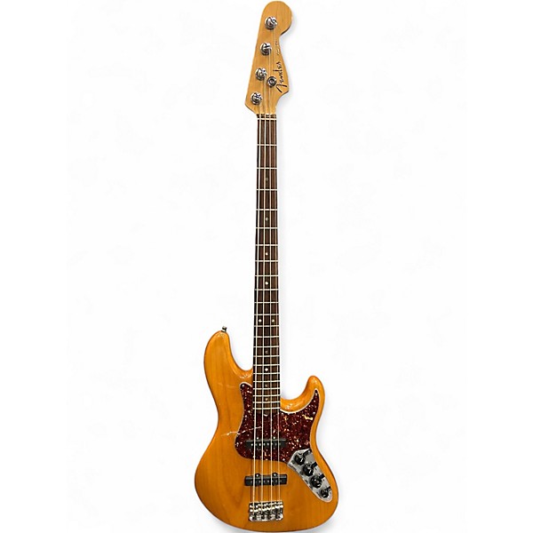 Used Fender American Deluxe Jazz Bass Natural Electric Bass Guitar