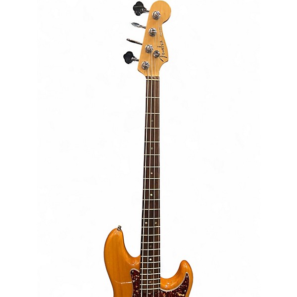 Used Fender American Deluxe Jazz Bass Natural Electric Bass Guitar