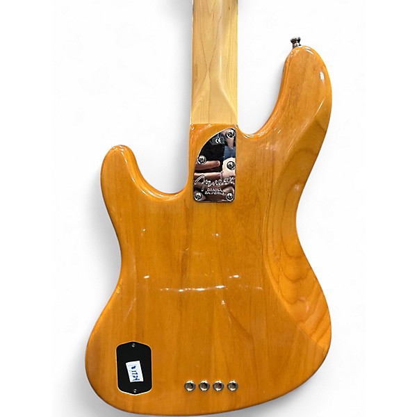 Used Fender American Deluxe Jazz Bass Natural Electric Bass Guitar