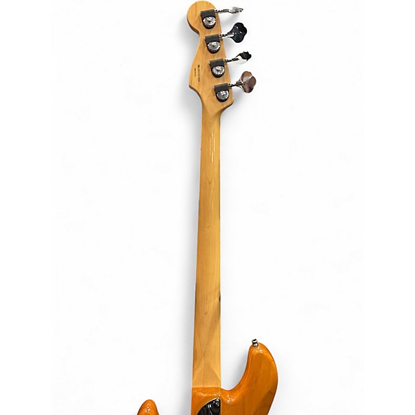 Used Fender American Deluxe Jazz Bass Natural Electric Bass Guitar