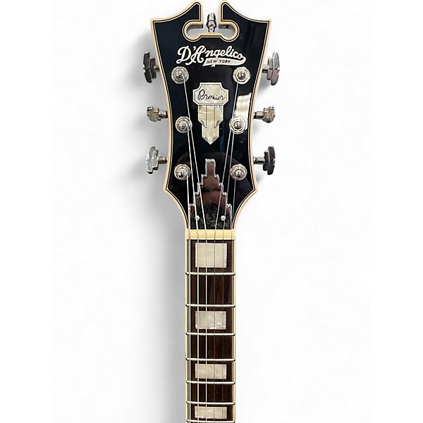 Used D'Angelico Premier Series DC 3 Tone Sunburst Hollow Body Electric Guitar