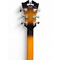Used D'Angelico Premier Series DC 3 Tone Sunburst Hollow Body Electric Guitar