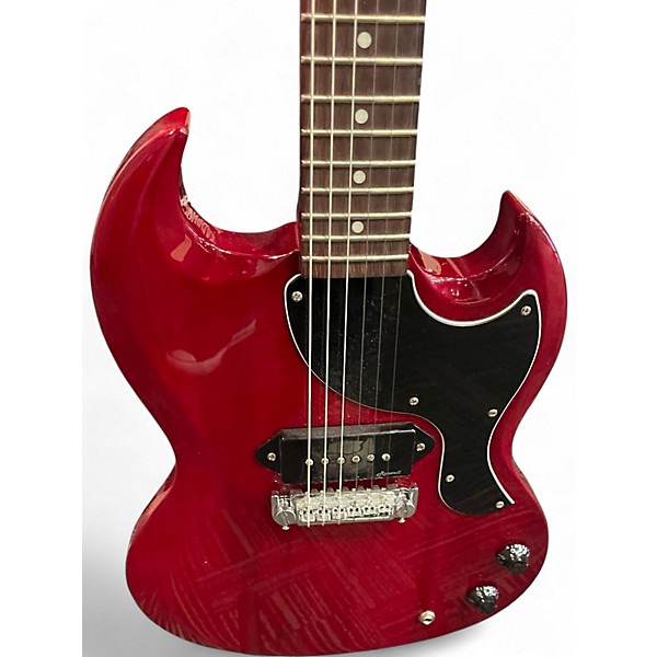 Used Harley Benton DC60 Vintage Series red Solid Body Electric Guitar