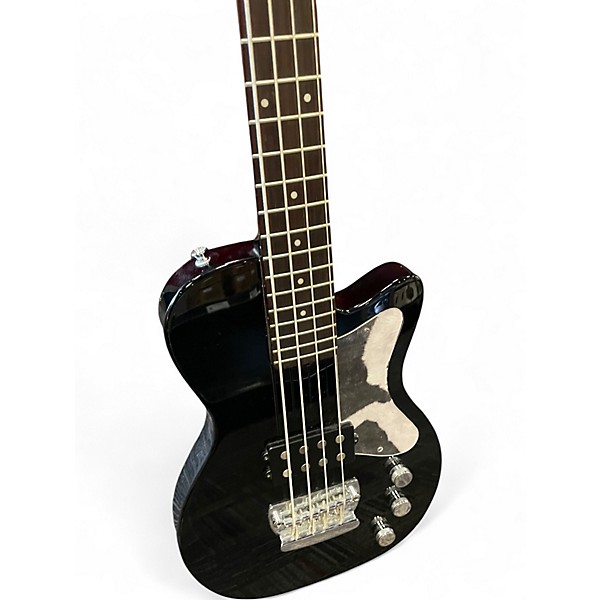 Used Silvertone 1444 RAZR BLACK Electric Bass Guitar