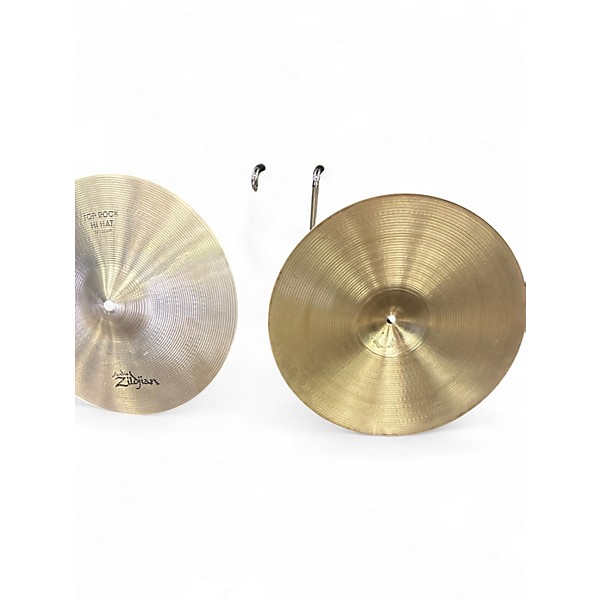 Used Zildjian 14in A Series Rock Hi Hat Pair Cymbal
