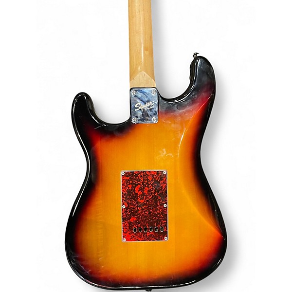 Used Squier Standard Stratocaster 2 Tone Sunburst Solid Body Electric Guitar