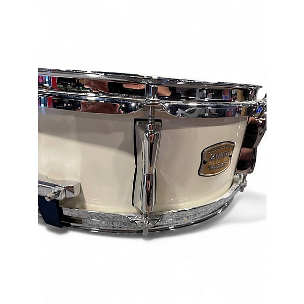 Used Yamaha 13X5 Stage Custom Snare Alpine White Drum