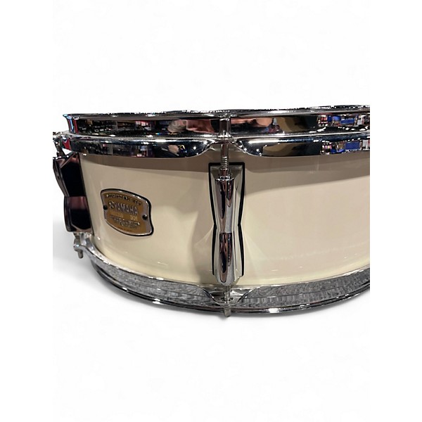 Used Yamaha 13X5 Stage Custom Snare Alpine White Drum