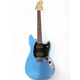 Used Squier Bullet Mustang HH Blue Solid Body Electric Guitar