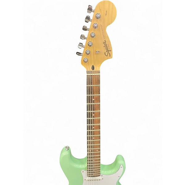 Used Squier Affinity Stratocaster Surf Green Solid Body Electric Guitar