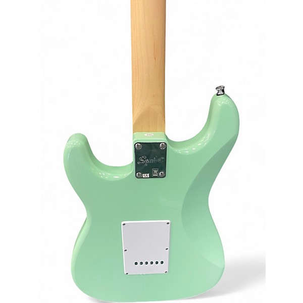 Used Squier Affinity Stratocaster Surf Green Solid Body Electric Guitar