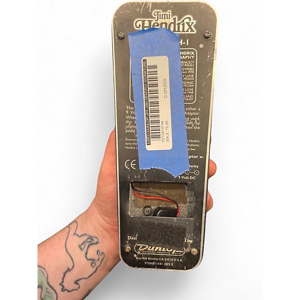 Used Dunlop JH1 JIMI HENDRIX SIGNATURE WAH Effect Pedal