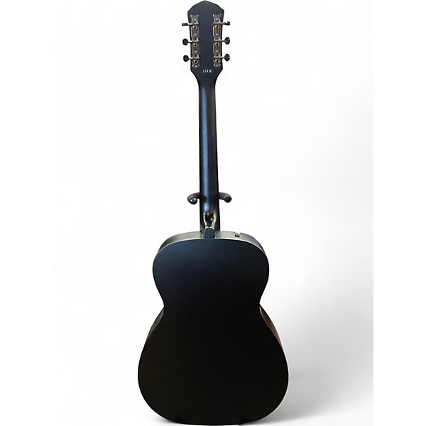 Used Fender Tim Armstrong Hellcat Black and White Acoustic Electric Guitar