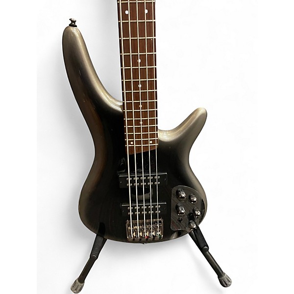 Used Ibanez SR305 5 String Midnight Gray Burst Electric Bass Guitar