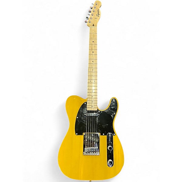 Used Squier Telecaster Butterscotch Solid Body Electric Guitar