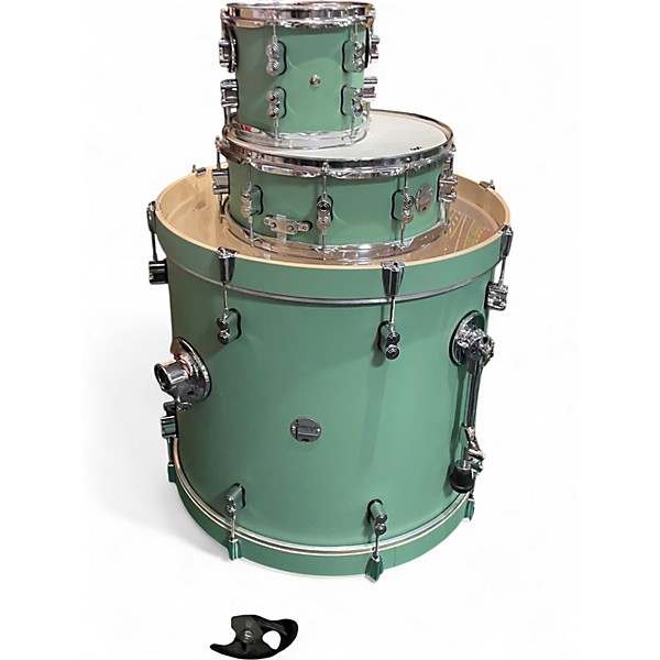 Used PDP by DW 7 Piece Concept Series Mint Green Drum Kit