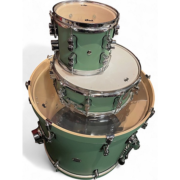 Used PDP by DW 7 Piece Concept Series Mint Green Drum Kit