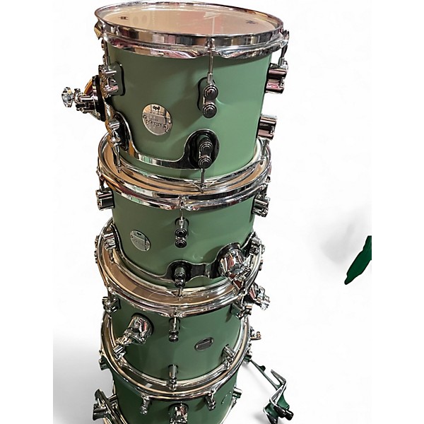 Used PDP by DW 7 Piece Concept Series Mint Green Drum Kit