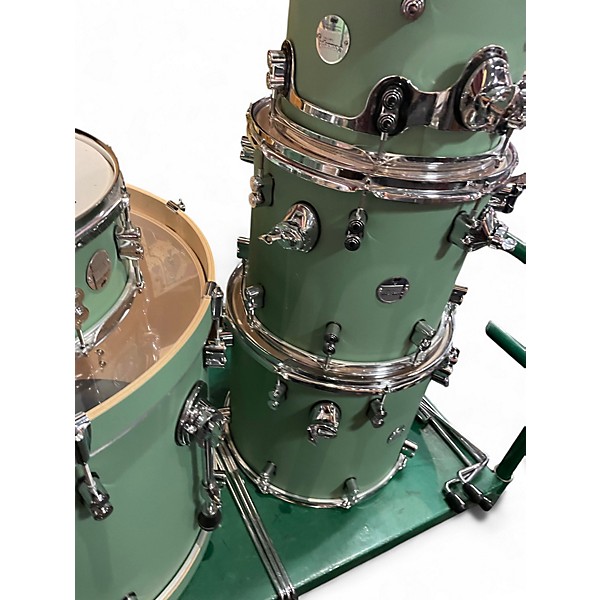 Used PDP by DW 7 Piece Concept Series Mint Green Drum Kit