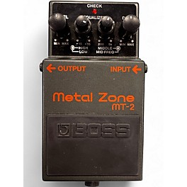 Used BOSS MT2 Metal Zone Distortion Effect Pedal