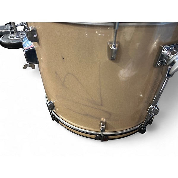 Used Yamaha 5 Piece Rydeen Champagne Glitter Drum Kit