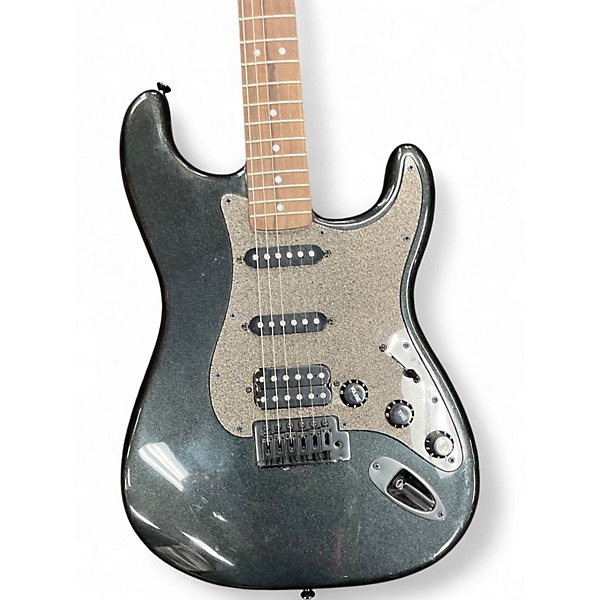 Used Squier Bullet Stratocaster HSS Metallic Black Solid Body Electric Guitar