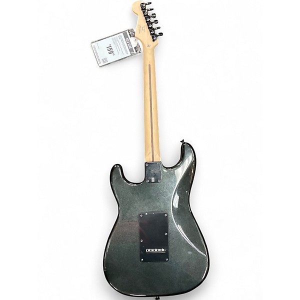 Used Squier Bullet Stratocaster HSS Metallic Black Solid Body Electric Guitar
