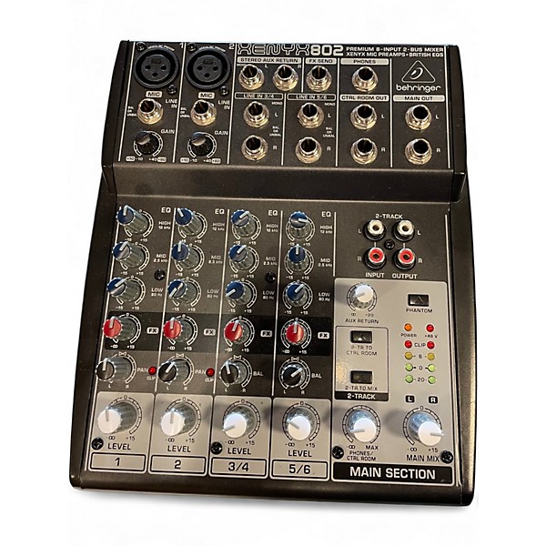 Used Behringer Xenyx 802 Unpowered Mixer