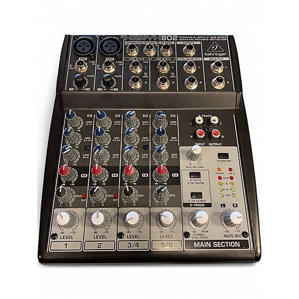 Used Behringer Xenyx 802 Unpowered Mixer