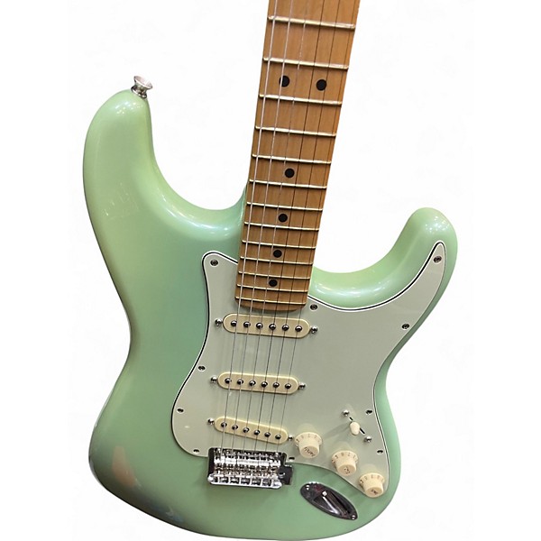 Used Fender Player Stratocaster SURF GREEN Solid Body Electric Guitar