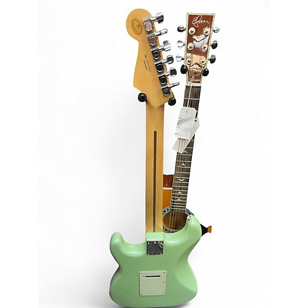 Used Fender Player Stratocaster SURF GREEN Solid Body Electric Guitar