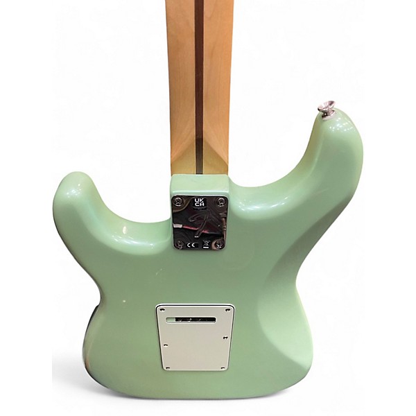 Used Fender Player Stratocaster SURF GREEN Solid Body Electric Guitar