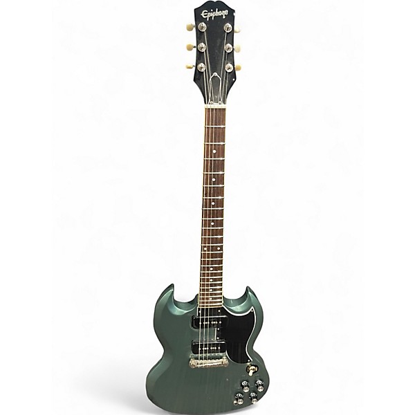 Used Epiphone SG Special P90 Faded Pelham Blue Solid Body Electric Guitar