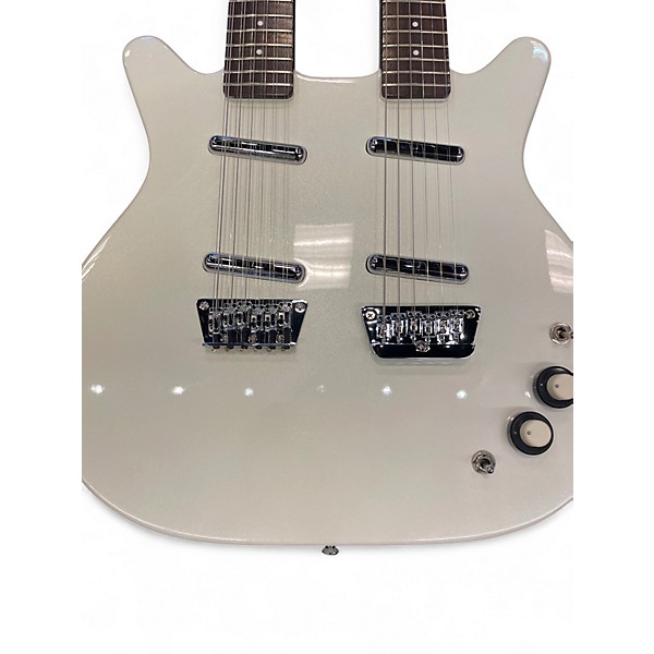 Used Danelectro DBN612 White Solid Body Electric Guitar