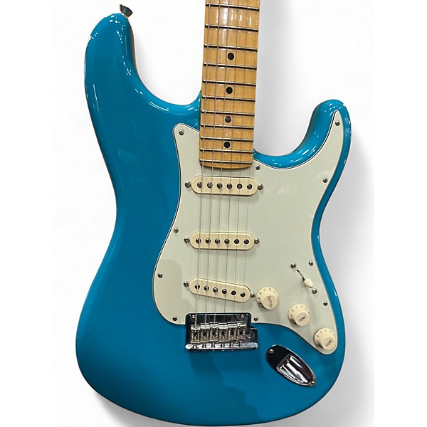 Used 2021 Fender American Professional II Stratocaster MIAMI BLUE Solid Body Electric Guitar