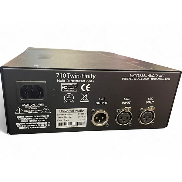 Used Universal Audio 710TF Microphone Preamp