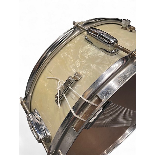 Used Slingerland 14in No. 161 White Pearl Drum