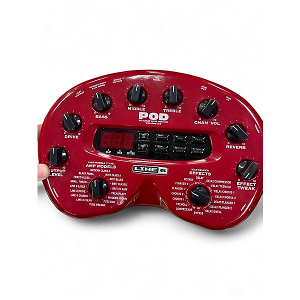 Used Line 6 Pod 2.0 Amp Modeler Effect Processor