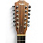 Used Taylor 750 Natural 12 String Acoustic Guitar