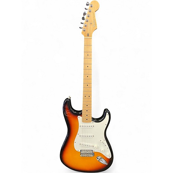 Used Fender Mexican Standard Stratocaster 2 Color Sunburst Solid Body Electric Guitar