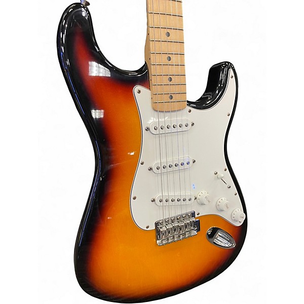 Used Fender Mexican Standard Stratocaster 2 Color Sunburst Solid Body Electric Guitar