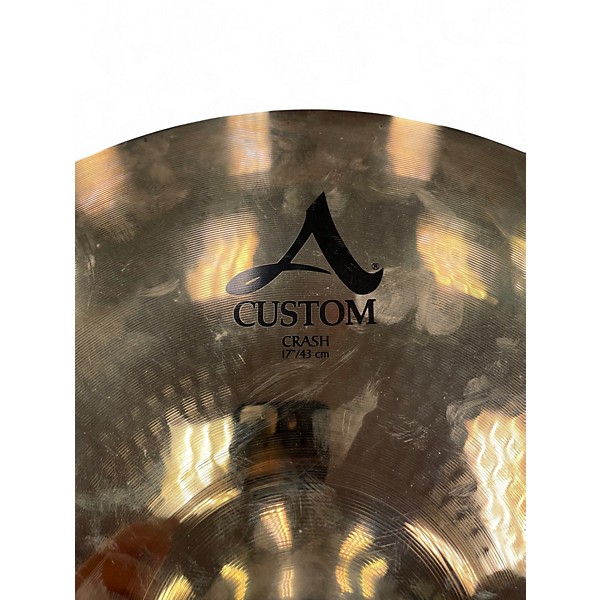 Used Zildjian 17in A Custom Crash Cymbal