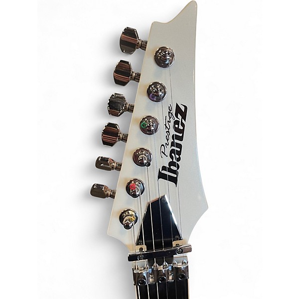 Used Ibanez RG5320C White sparkle Solid Body Electric Guitar