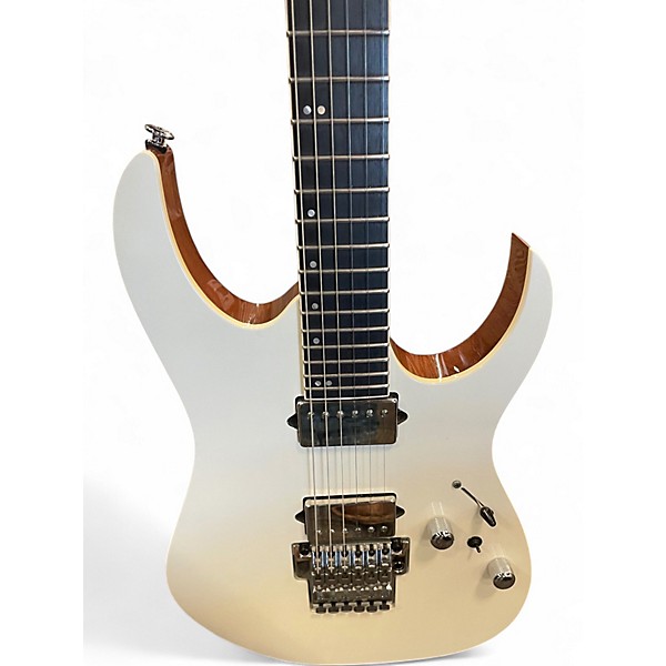 Used Ibanez RG5320C White sparkle Solid Body Electric Guitar